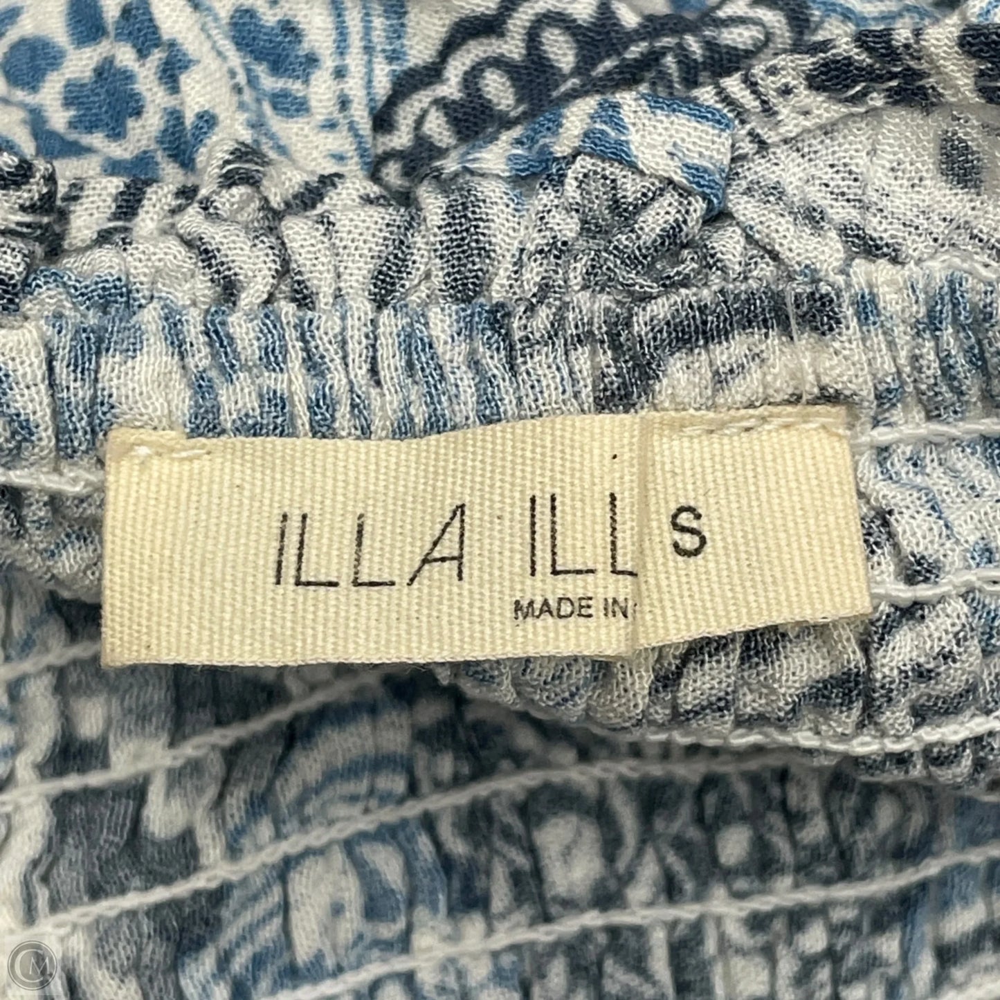 Jumpsuit By Illa Illa In Blue & White, Size: S