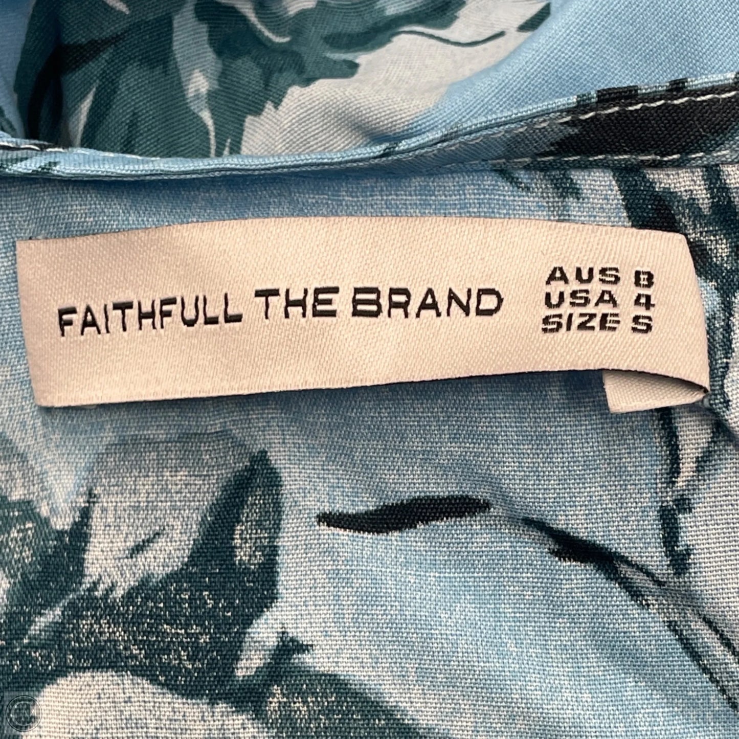 Dress Party Long By Faithfull The Brand In Blue, Size: S