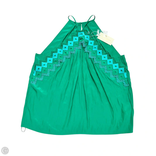 Top Sleeveless By Ramy Brook In Green, Size: L
