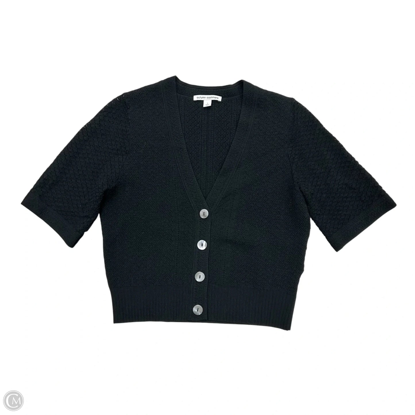 Sweater Cardigan By Autumn Cashmere In Black, Size: S