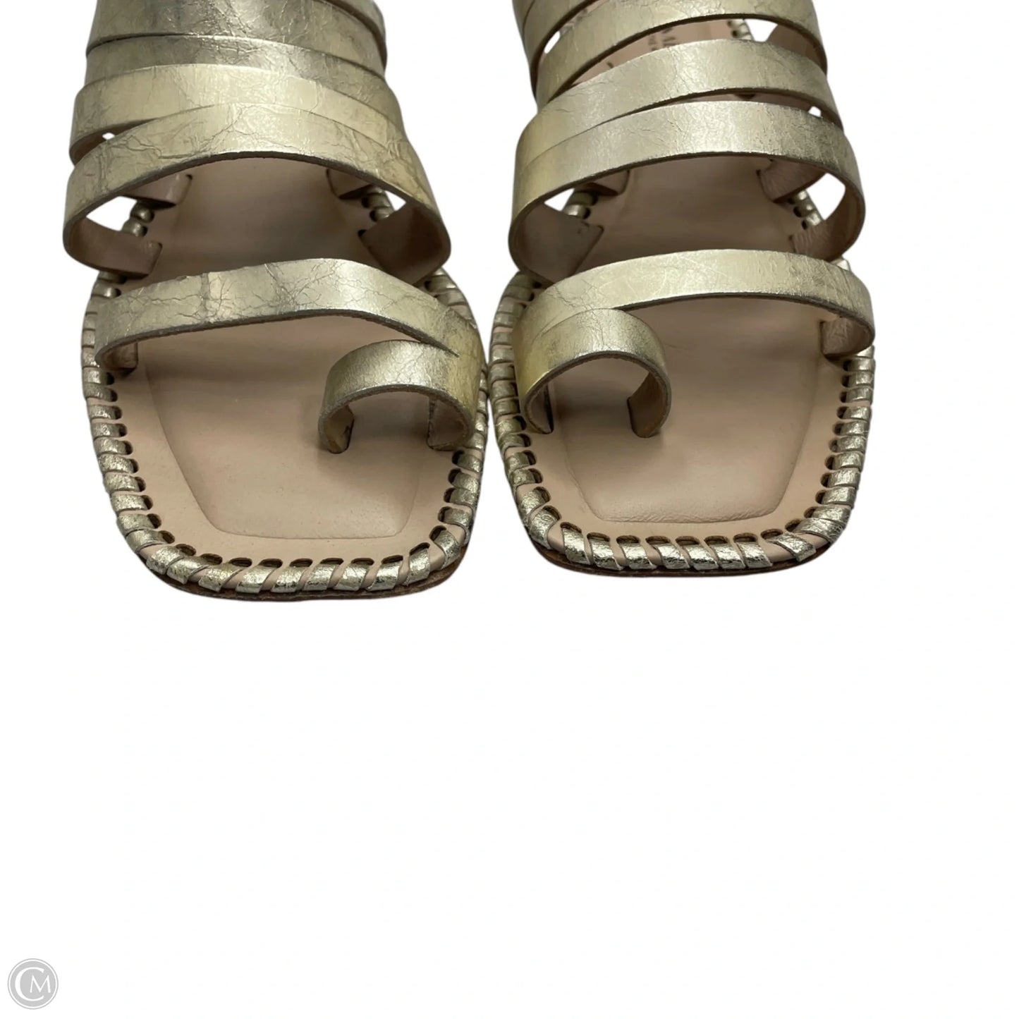 Sandals Flats By Donald Pliner In Gold, Size: 6.5