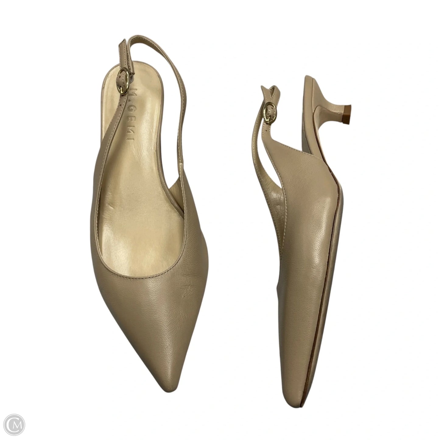 Shoes Heels Kitten By M. Gemi In Tan, Size: 6