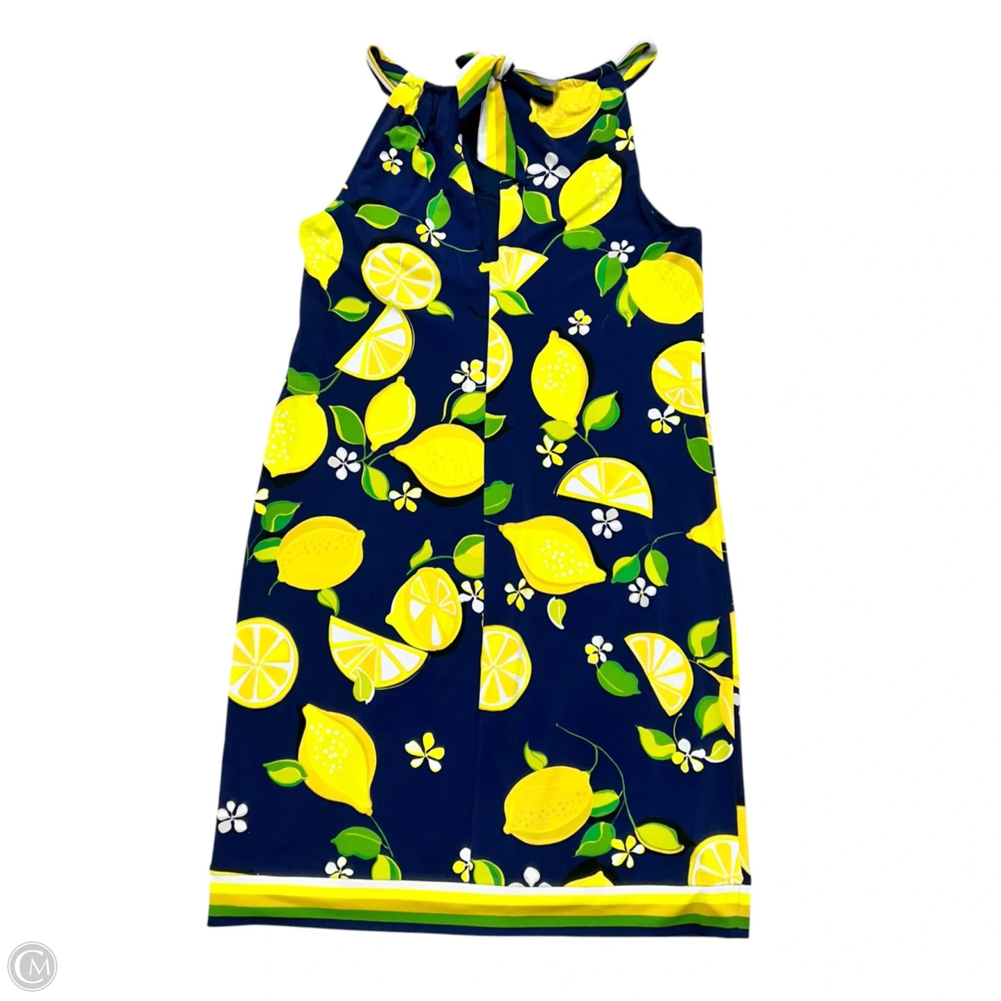 Dress Casual Short By Trina Turk In Blue & Yellow, Size: S