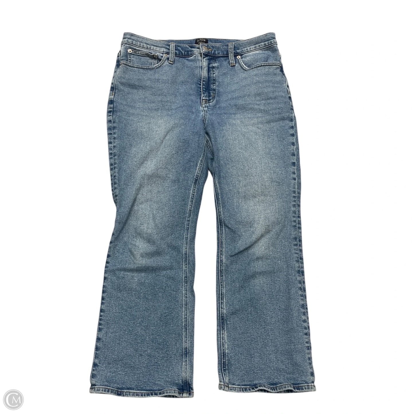 Jeans Cropped By J. Crew In Blue Denim, Size: 12