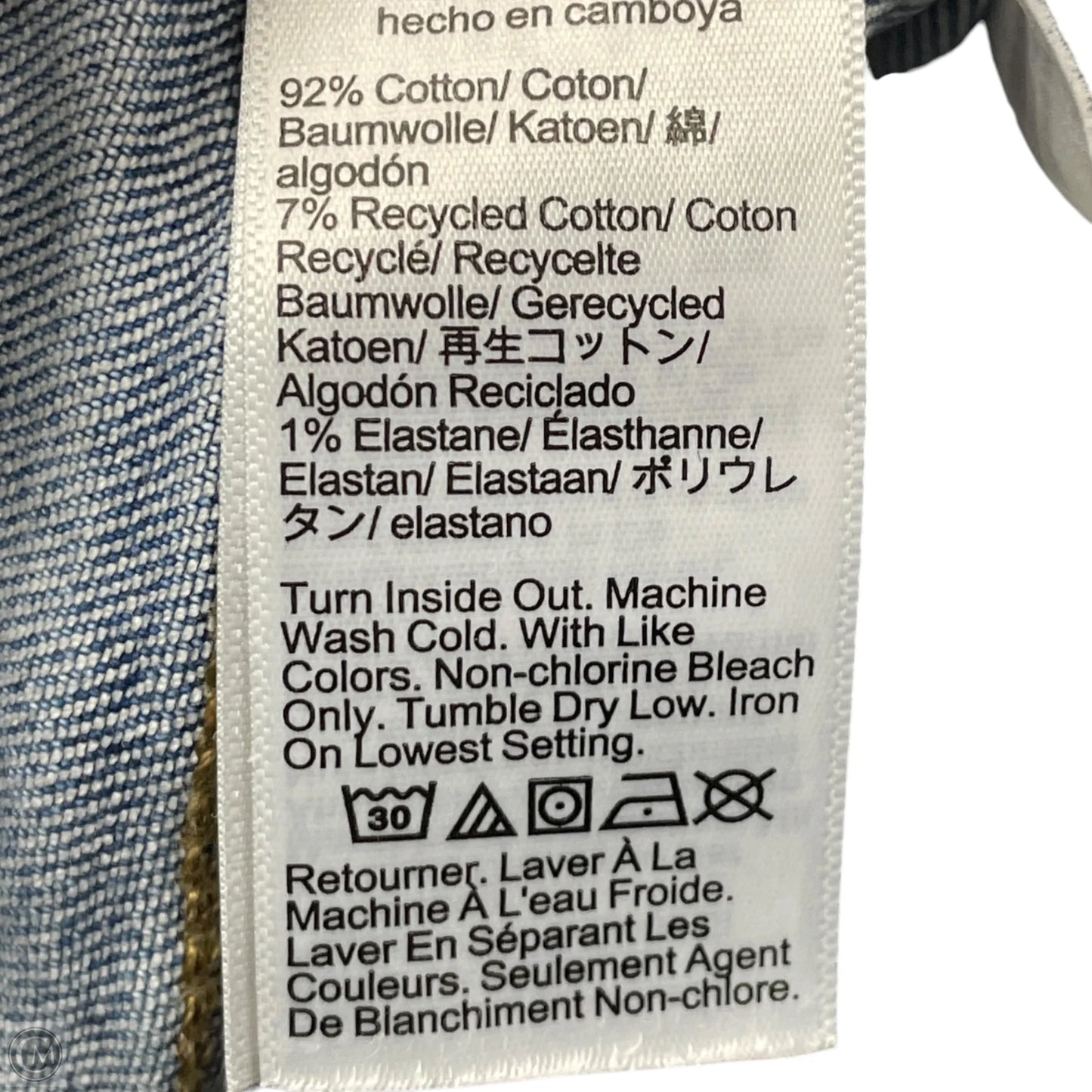 Jeans Cropped By J. Crew In Blue Denim, Size: 12