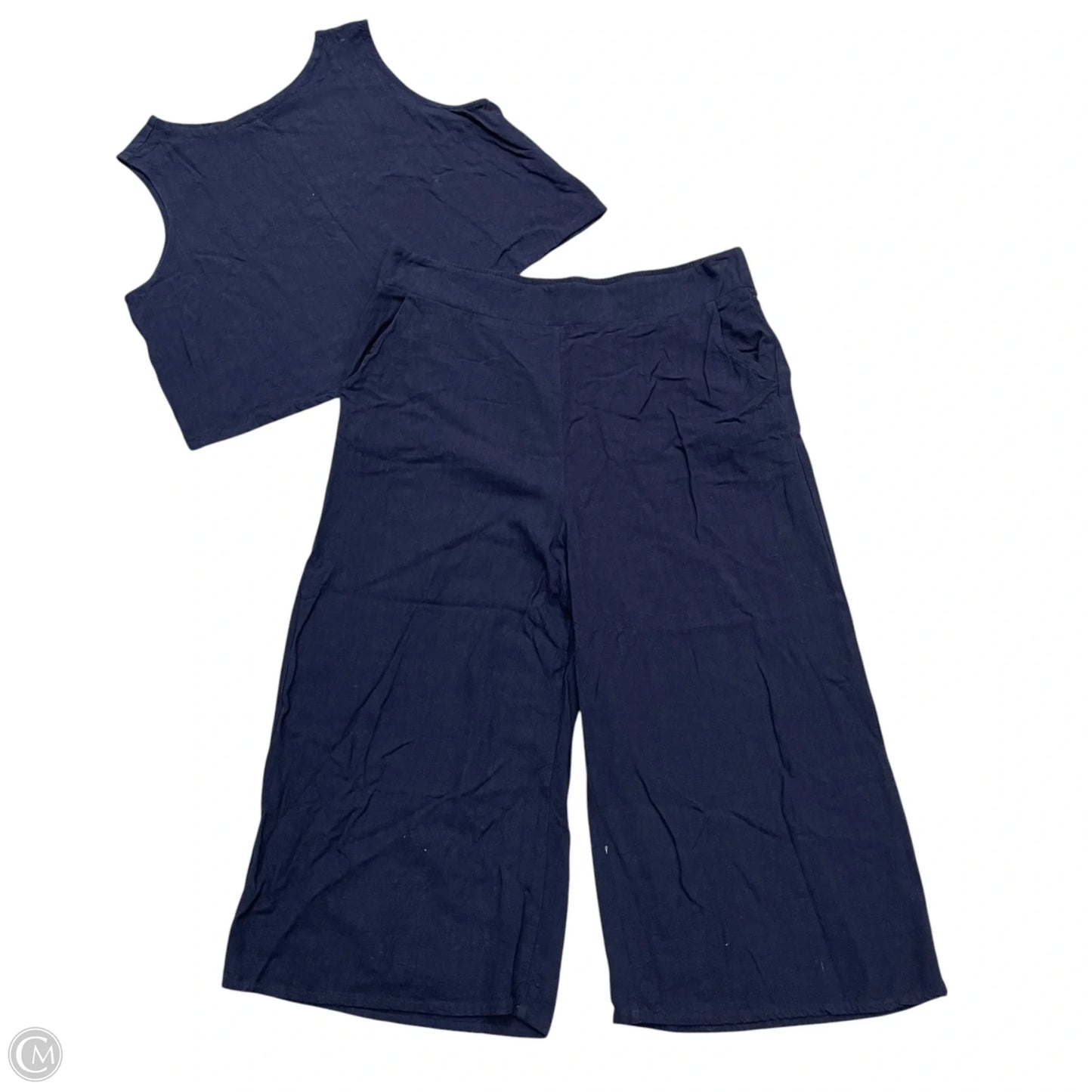 Pants Set 2pc By Anrabess In Navy, Size: Xl