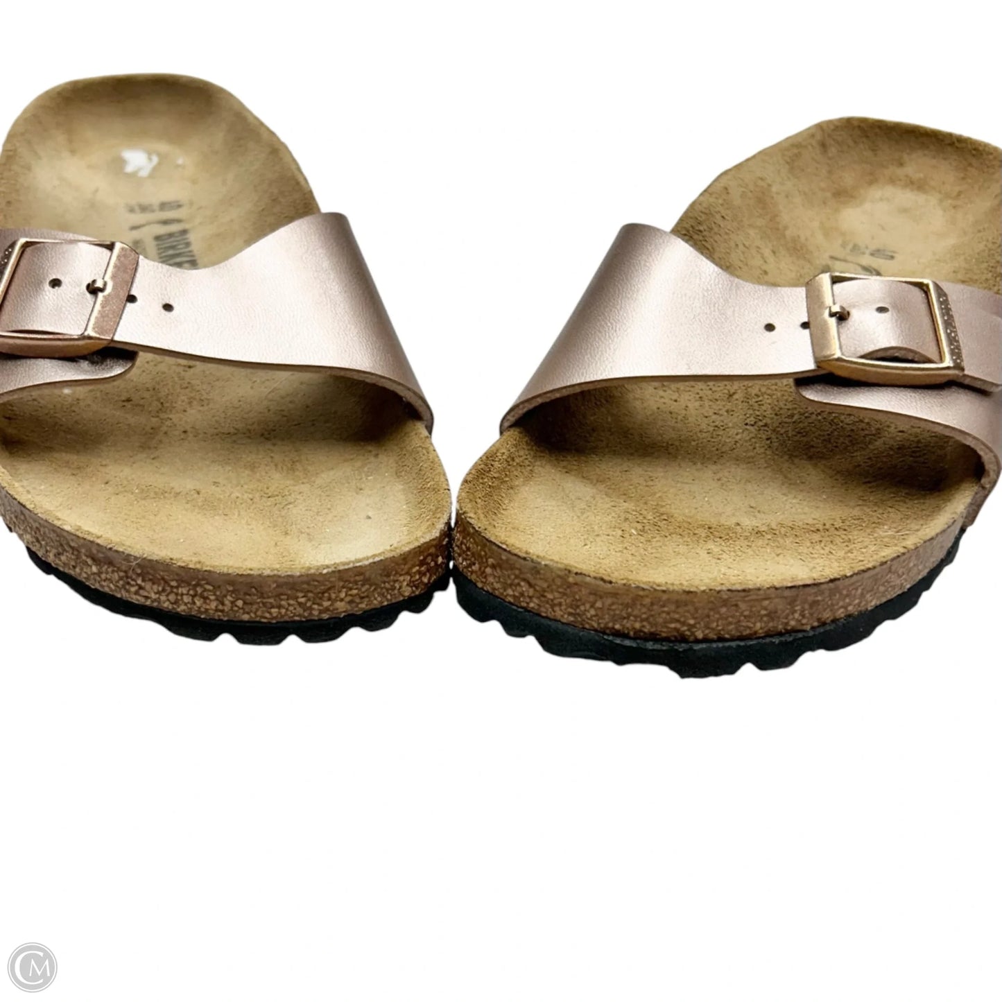 Sandals Flats By Birkenstock In Rose Gold, Size: 9