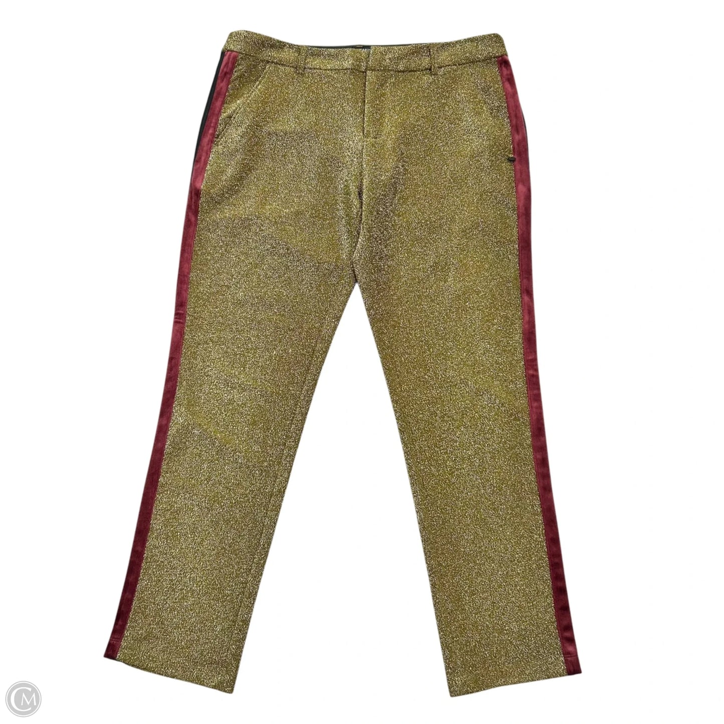 Pants Designer By Scotch & Soda In Gold, Size: L
