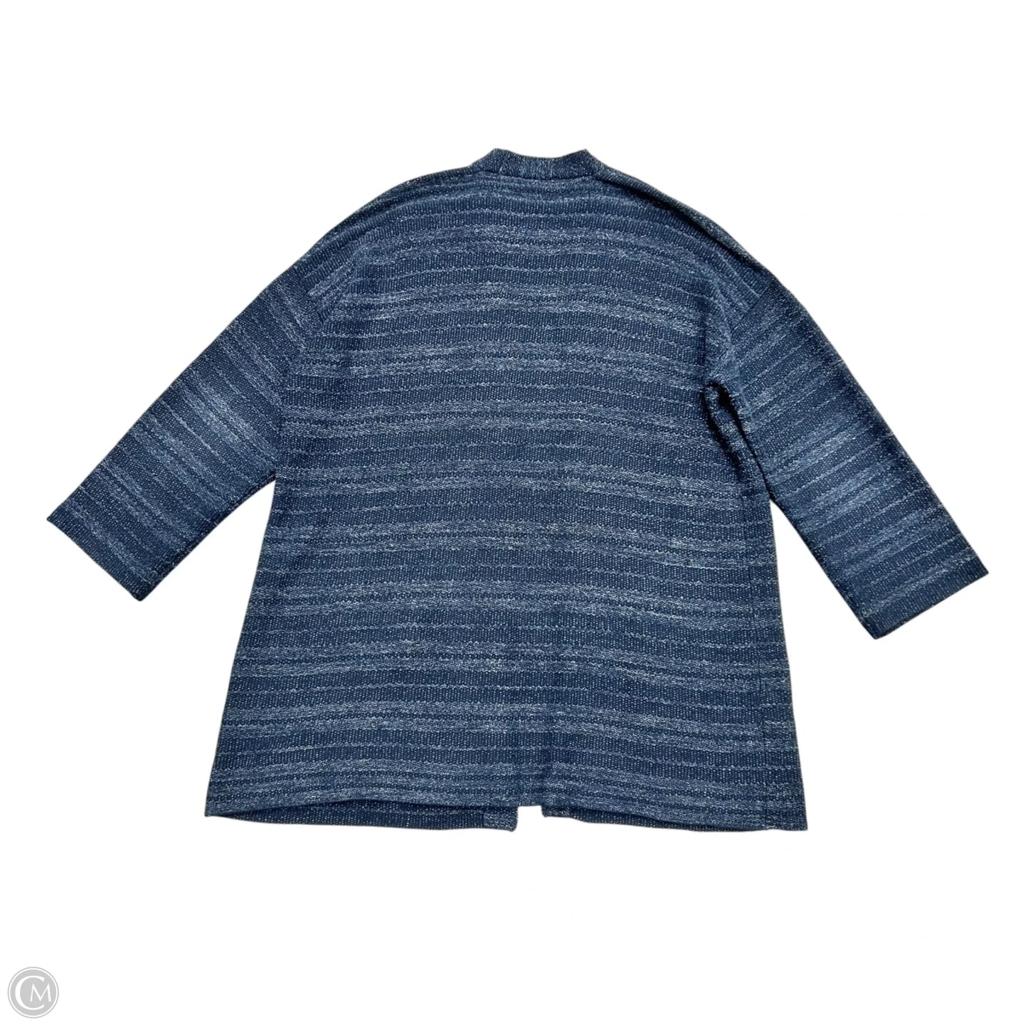 Sweater Cardigan By Eileen Fisher In Navy, Size: L