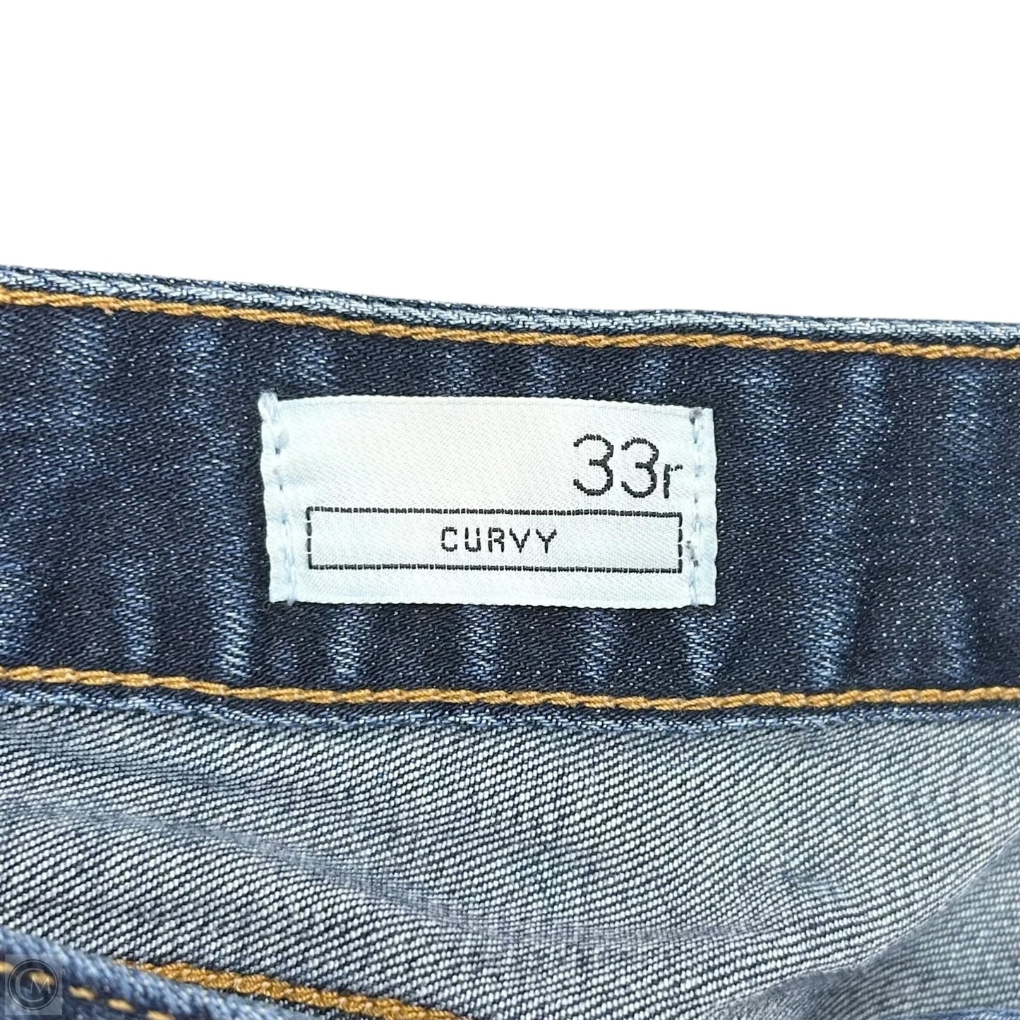 Jeans Wide Leg By Gap In Blue Denim, Size: 16