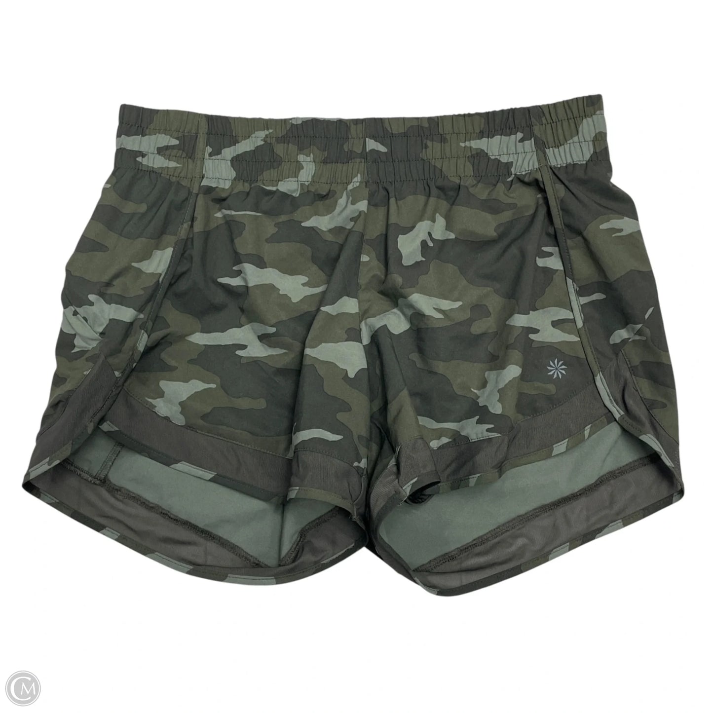 Athletic Shorts By Athleta In Camouflage Print, Size: S