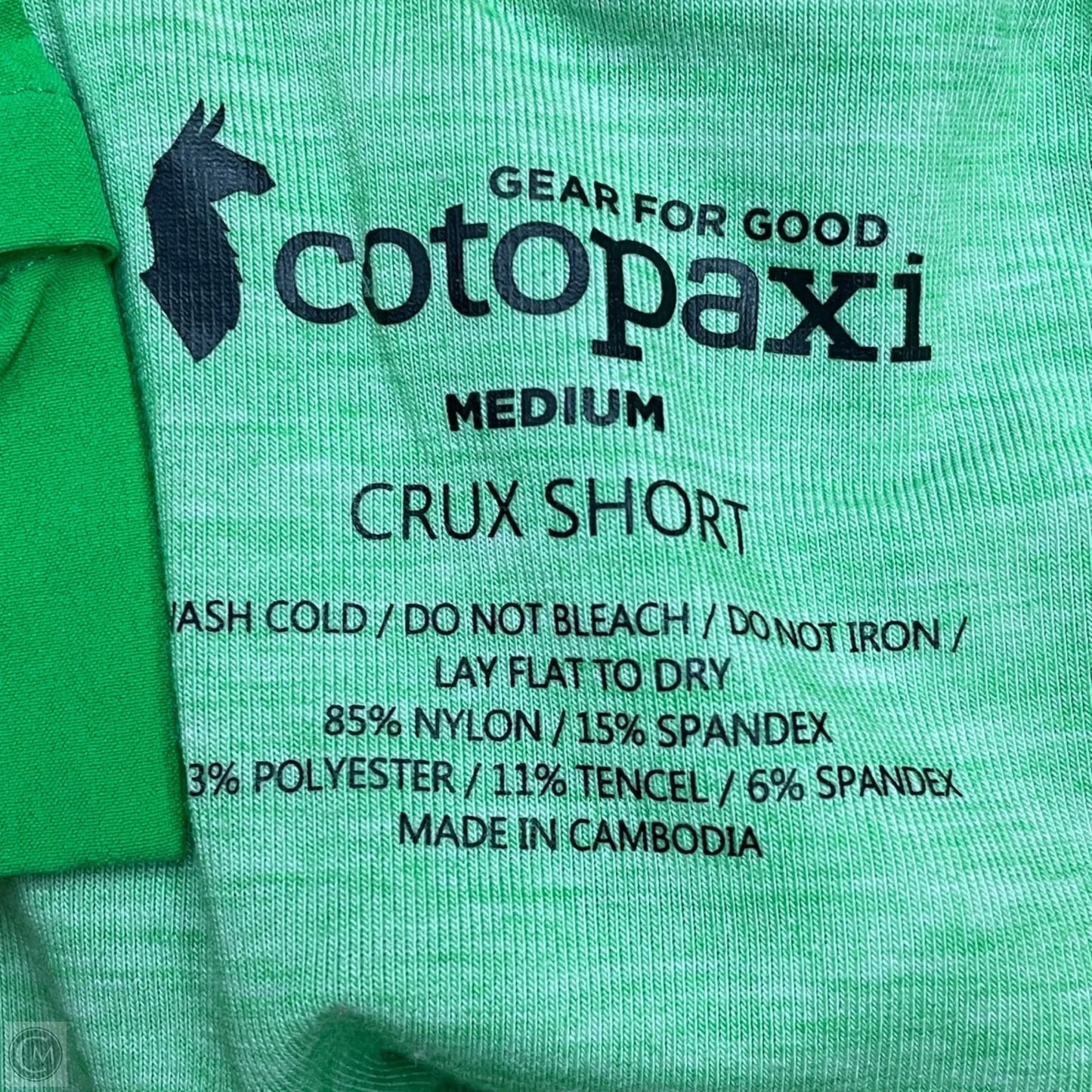 Athletic Shorts By Cotopaxi In Green & Orange, Size: M