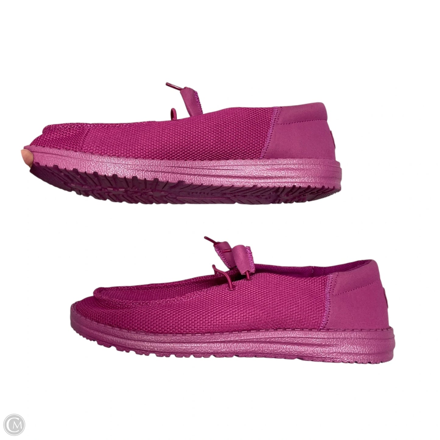 Shoes Flats By Hey Dude In Pink, Size: 10