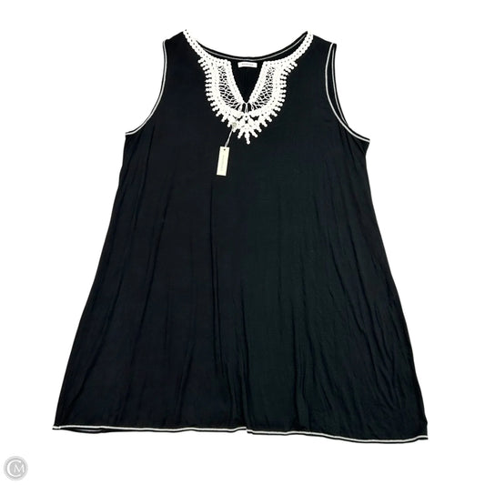 Dress Casual Short By Max Studio In Black & White, Size: 3x