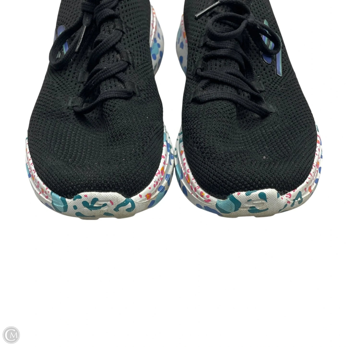 Shoes Athletic By Skechers In Black & White, Size: 8.5