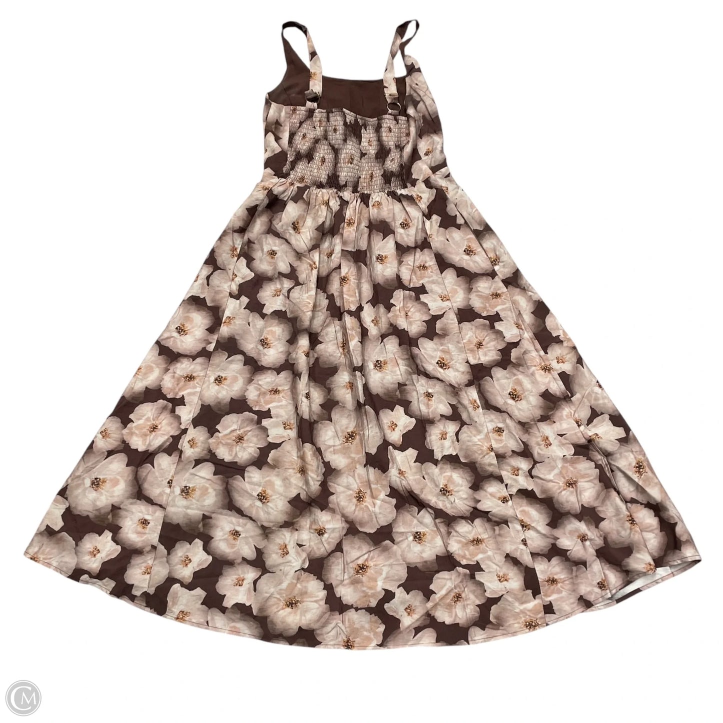 Dress Casual Midi By Melloday In Brown, Size: Xs