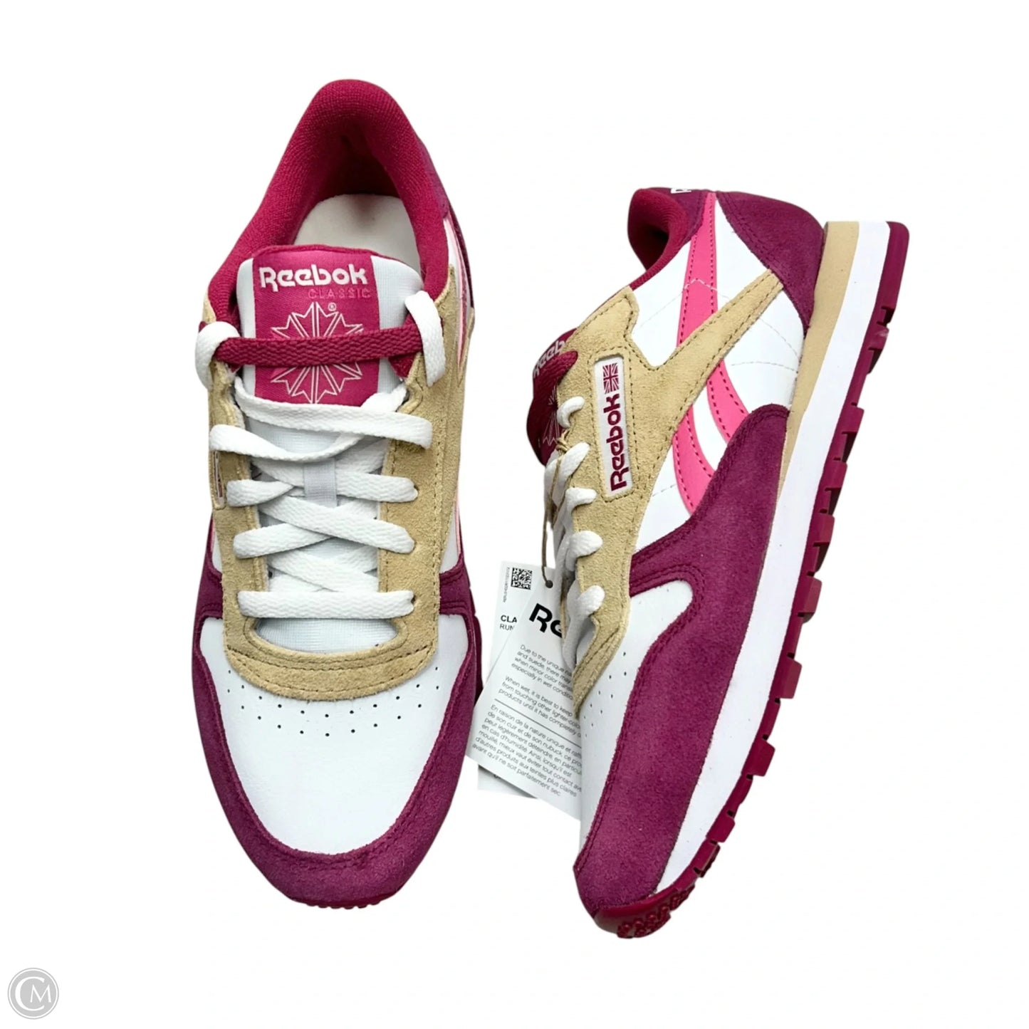 Shoes Sneakers By Reebok In Pink & White, Size: 8.5