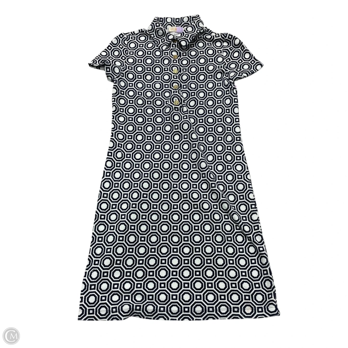 Dress Designer By Tory Burch In Blue & White, Size: Xs