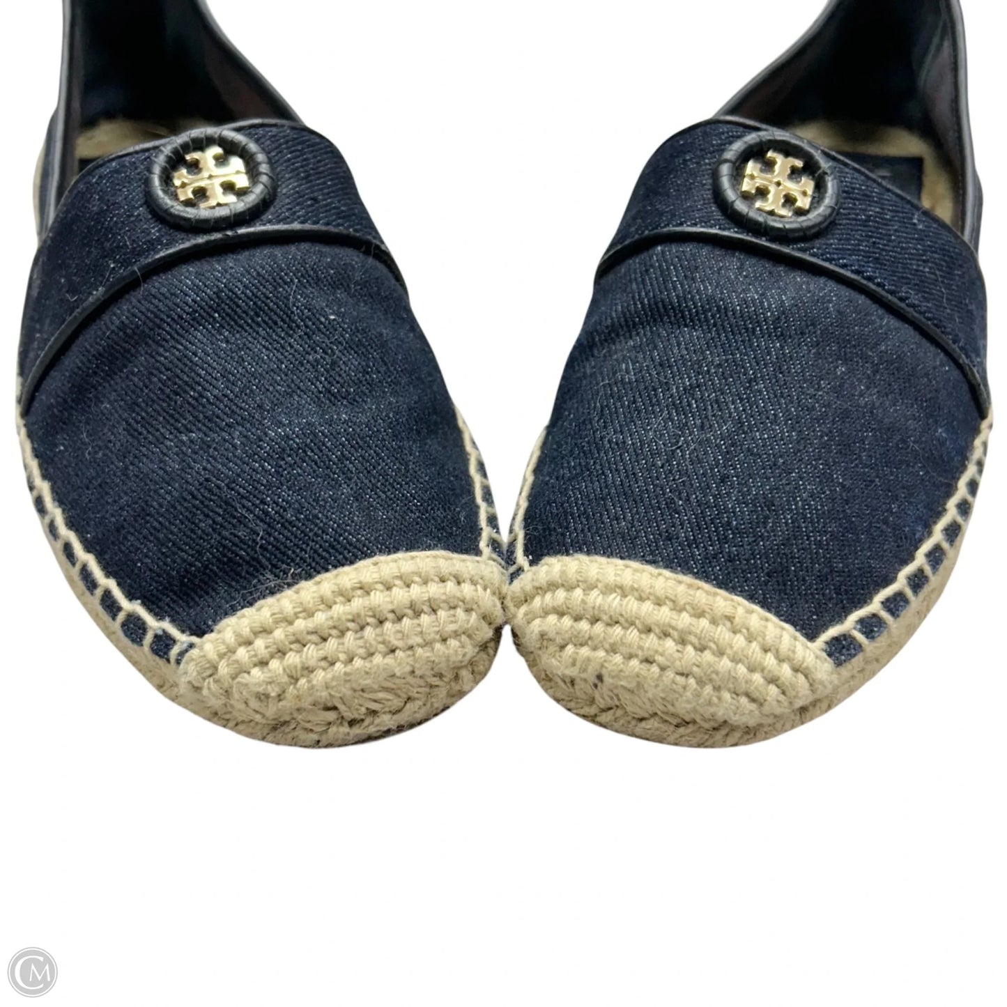 Shoes Designer By Tory Burch In Blue Denim, Size: 6.5