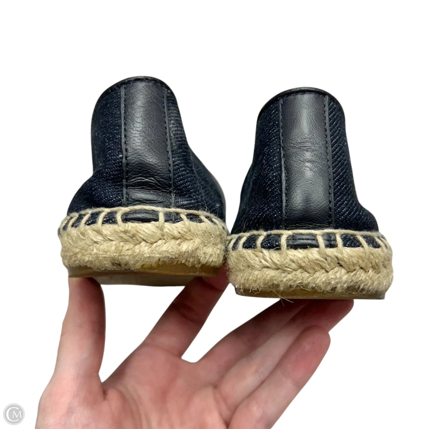 Shoes Designer By Tory Burch In Blue Denim, Size: 6.5