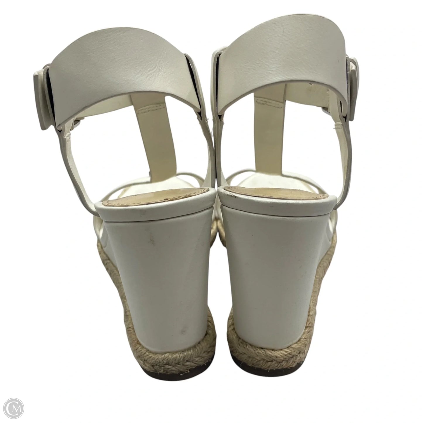 Sandals Heels Wedge By Marc Fisher In White, Size: 6