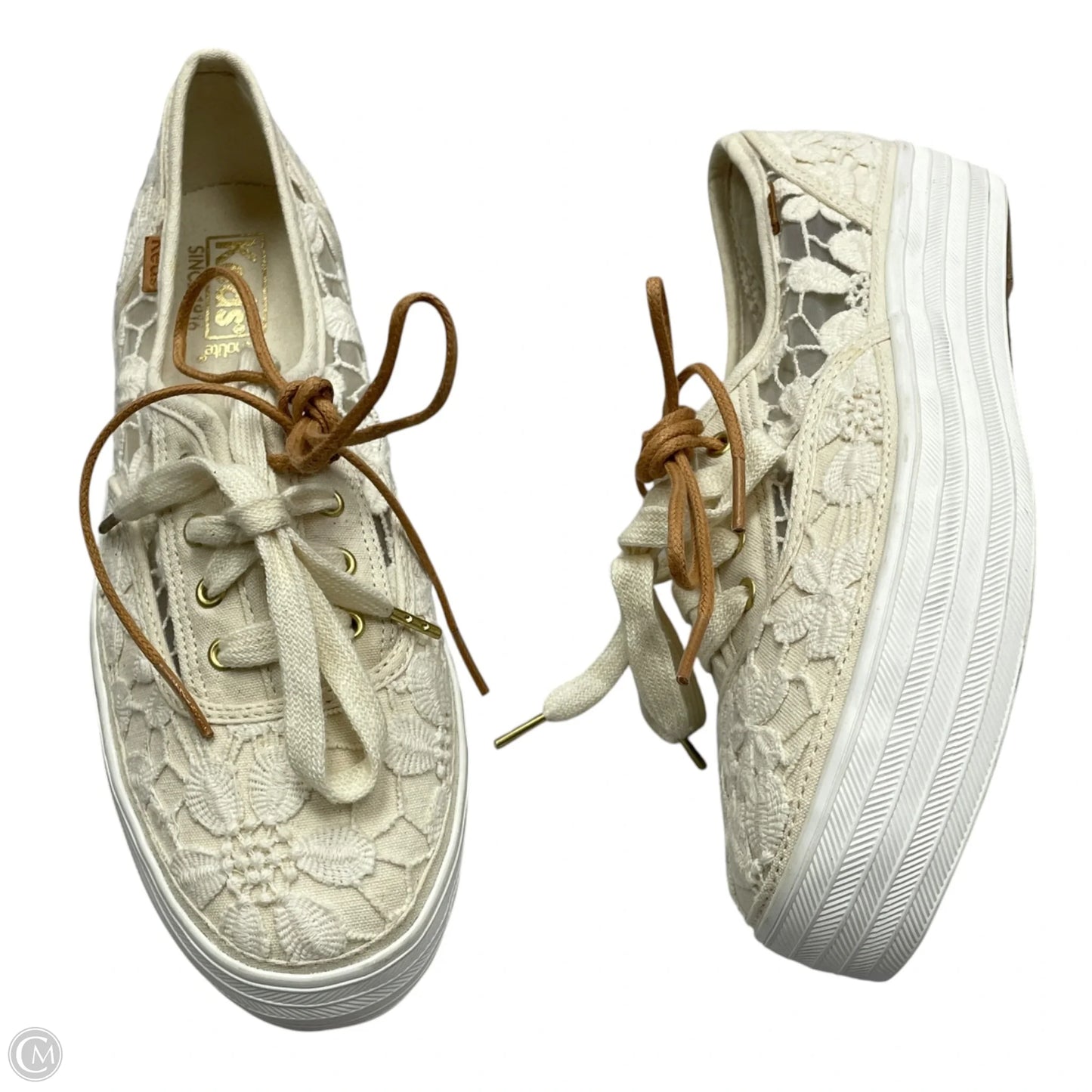 Shoes Sneakers By Keds In Cream, Size: 7.5