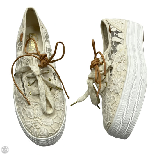 Shoes Sneakers By Keds In Cream, Size: 7.5