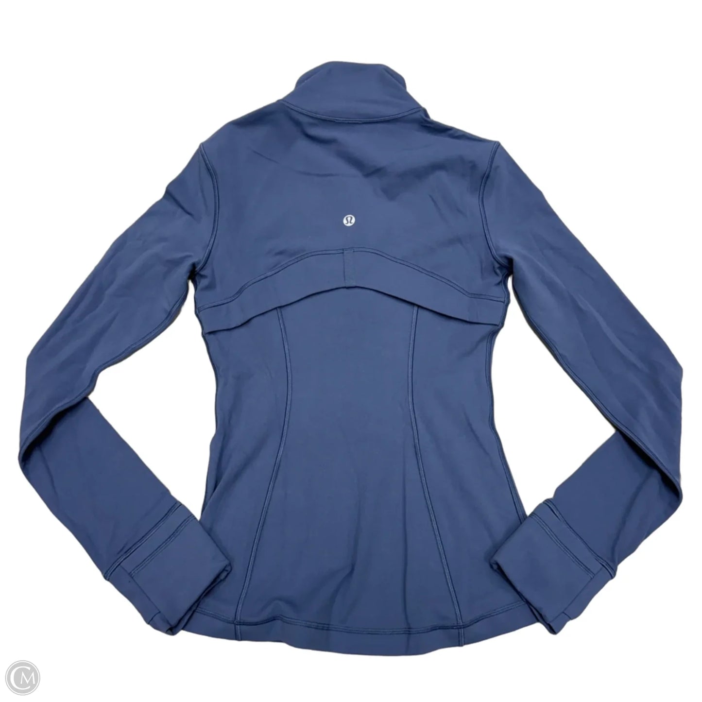 Athletic Jacket By Lululemon In Blue, Size: Xs