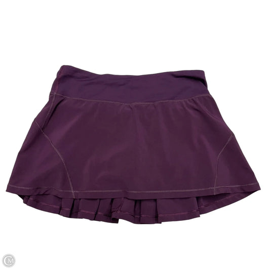 Athletic Skirt By Lululemon In Purple, Size: S