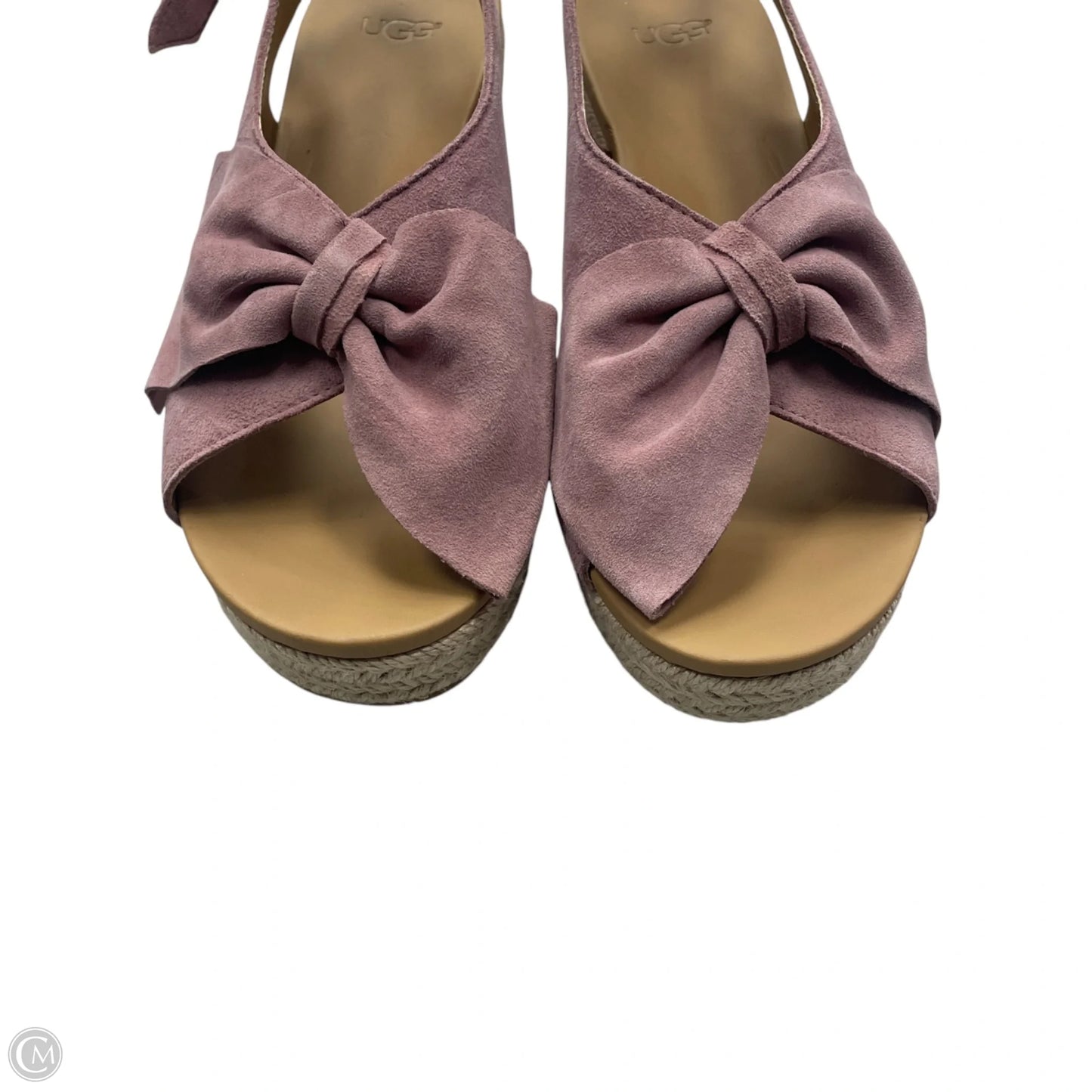 Sandals Designer By Ugg In Pink, Size: 8.5