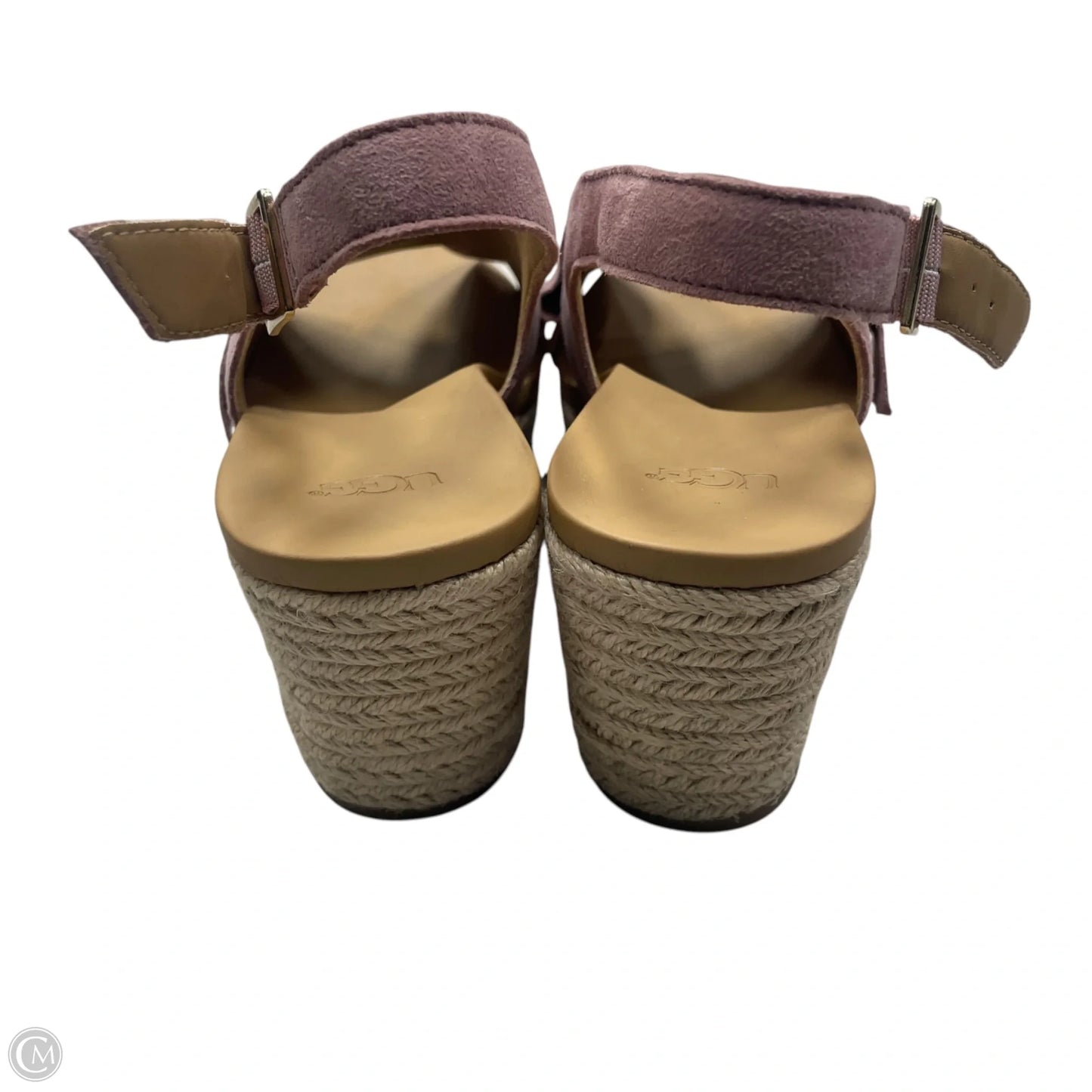 Sandals Designer By Ugg In Pink, Size: 8.5