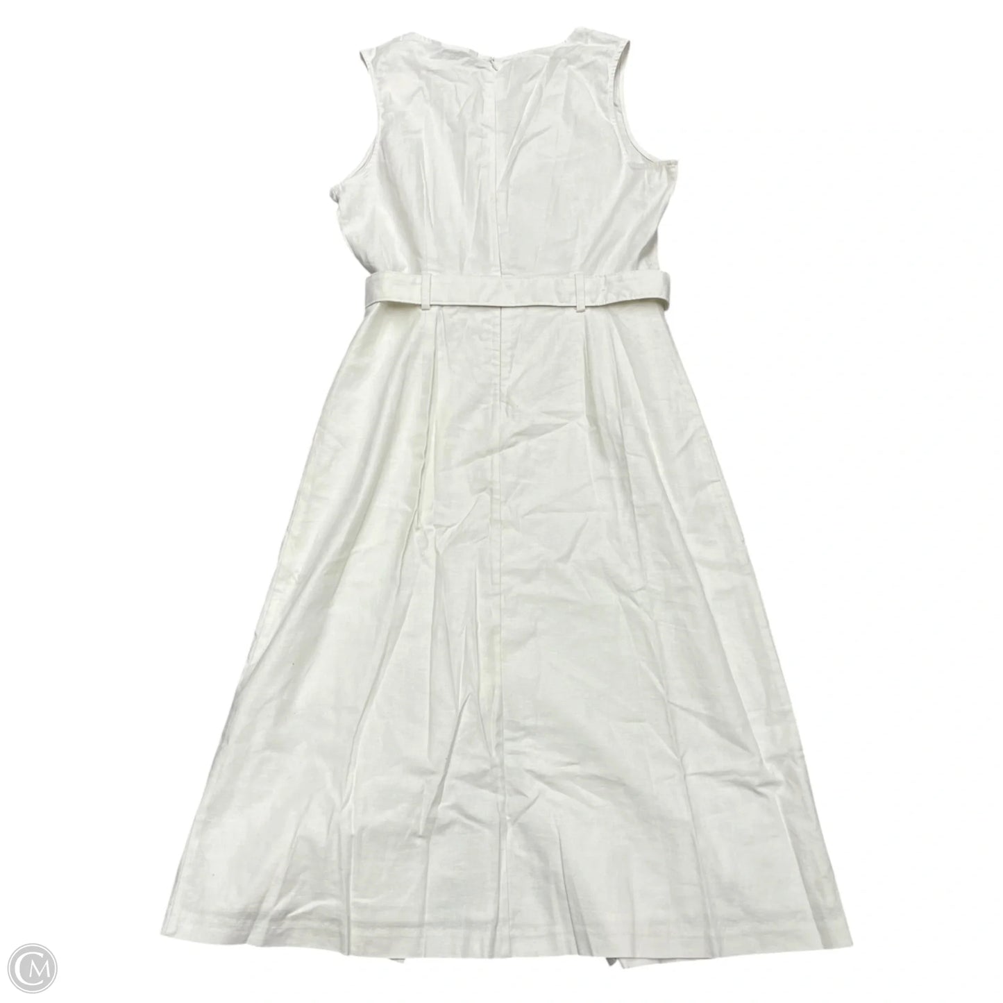 Dress Casual Midi By Banana Republic In White, Size: S
