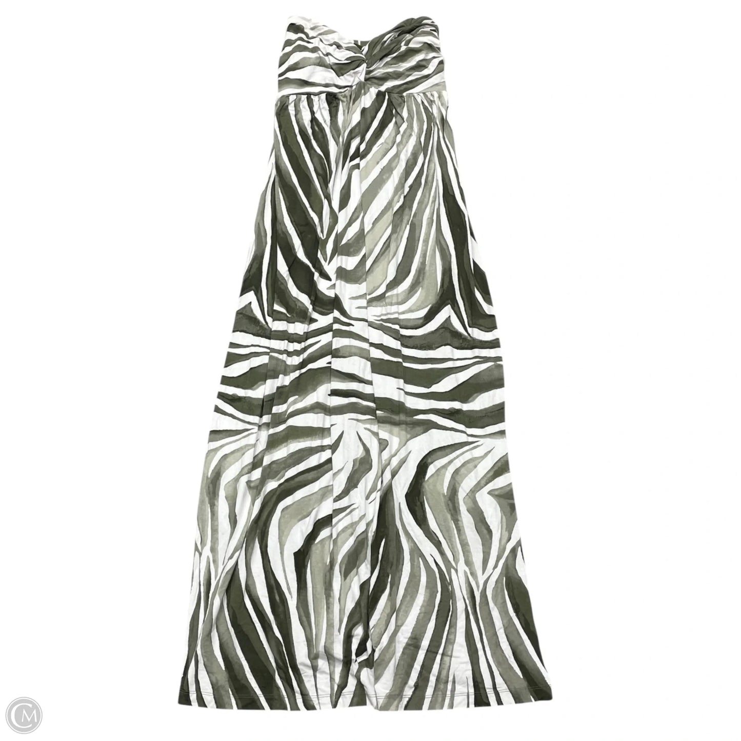 Dress Casual Maxi By Tommy Bahama In Green & White, Size: S