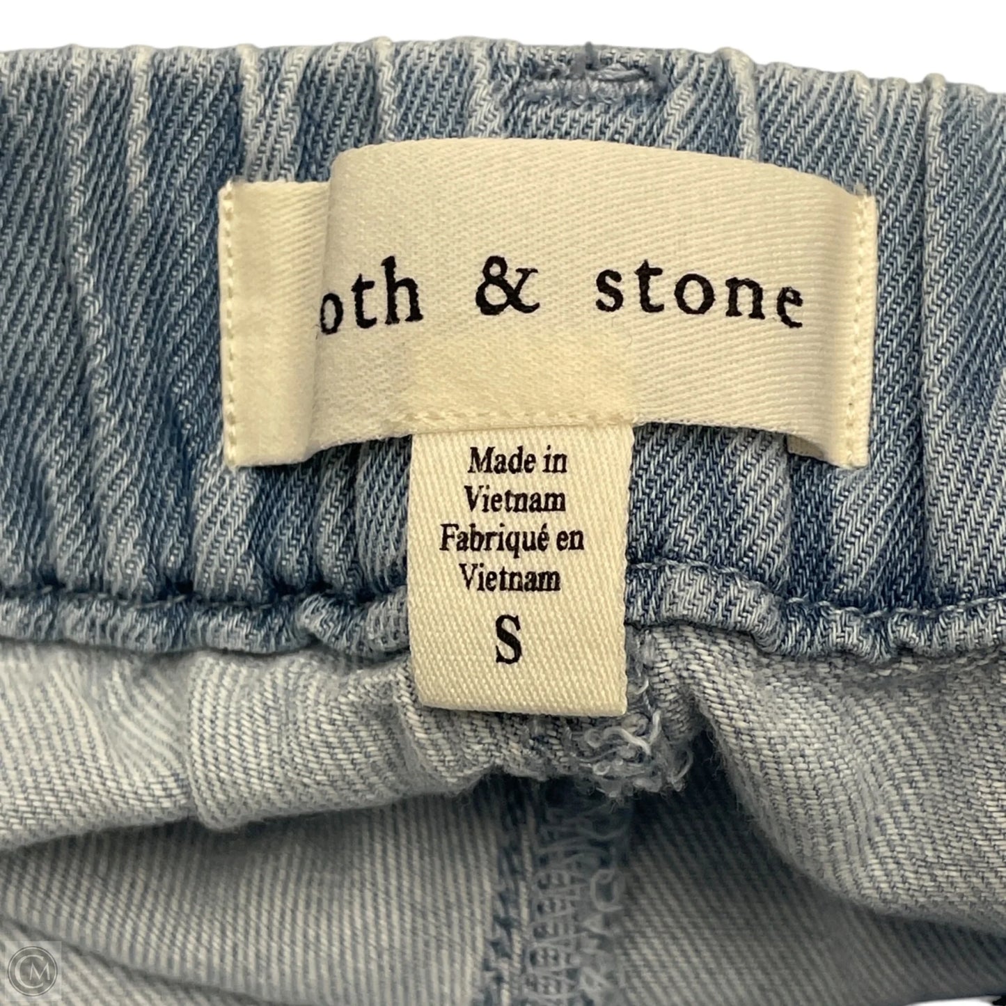 Pants Wide Leg By Cloth & Stone In Blue Denim, Size: 2