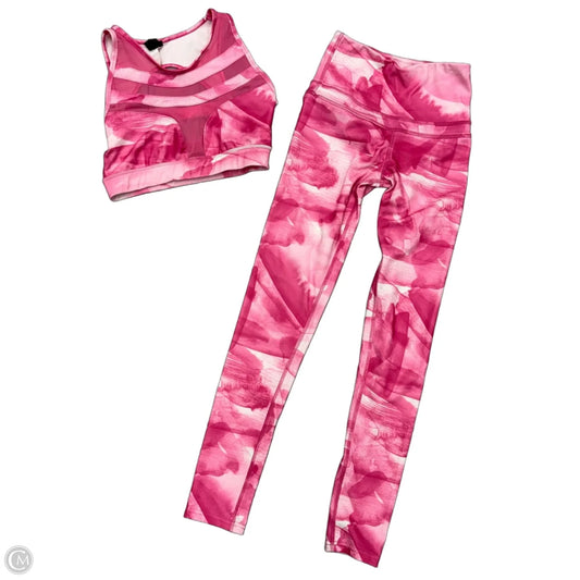 Athletic Pants 2pc By Electric Yoga In Pink, Size: Xs/s