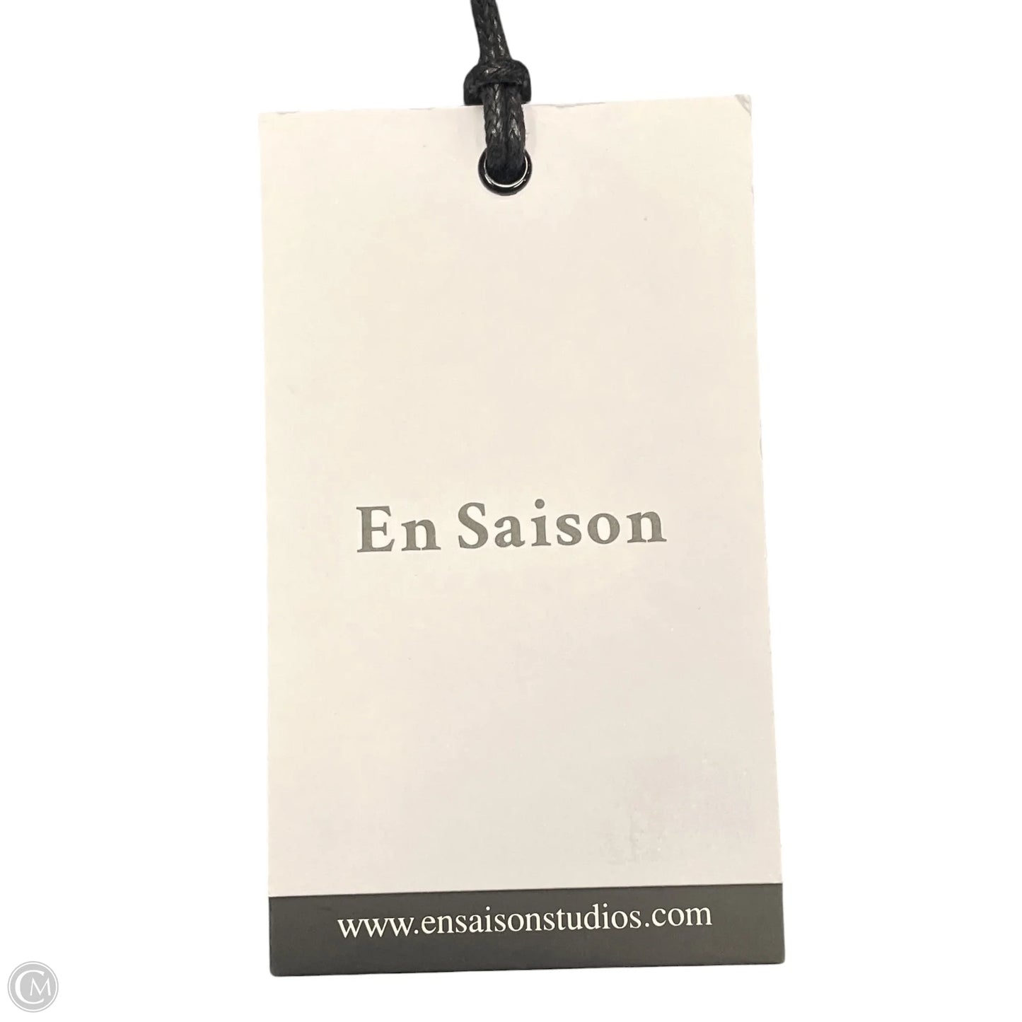 Dress Casual Short By En Saison In Blue Denim, Size: M