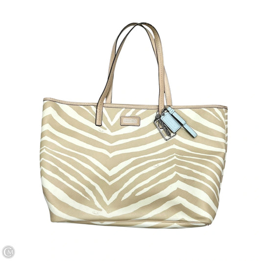 Tote Designer By Coach, Size: Large
