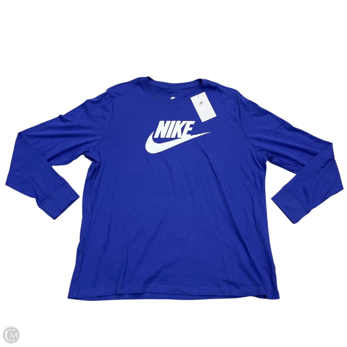 Athletic Top Long Sleeve Crewneck By Nike Apparel In Purple, Size: Xxl