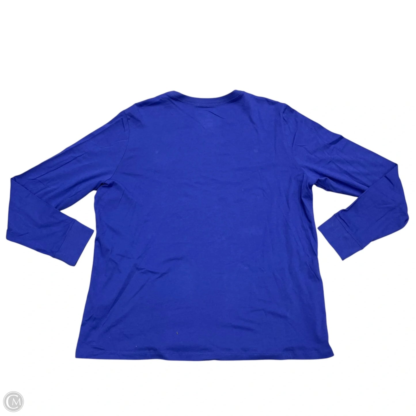 Athletic Top Long Sleeve Crewneck By Nike Apparel In Purple, Size: Xxl