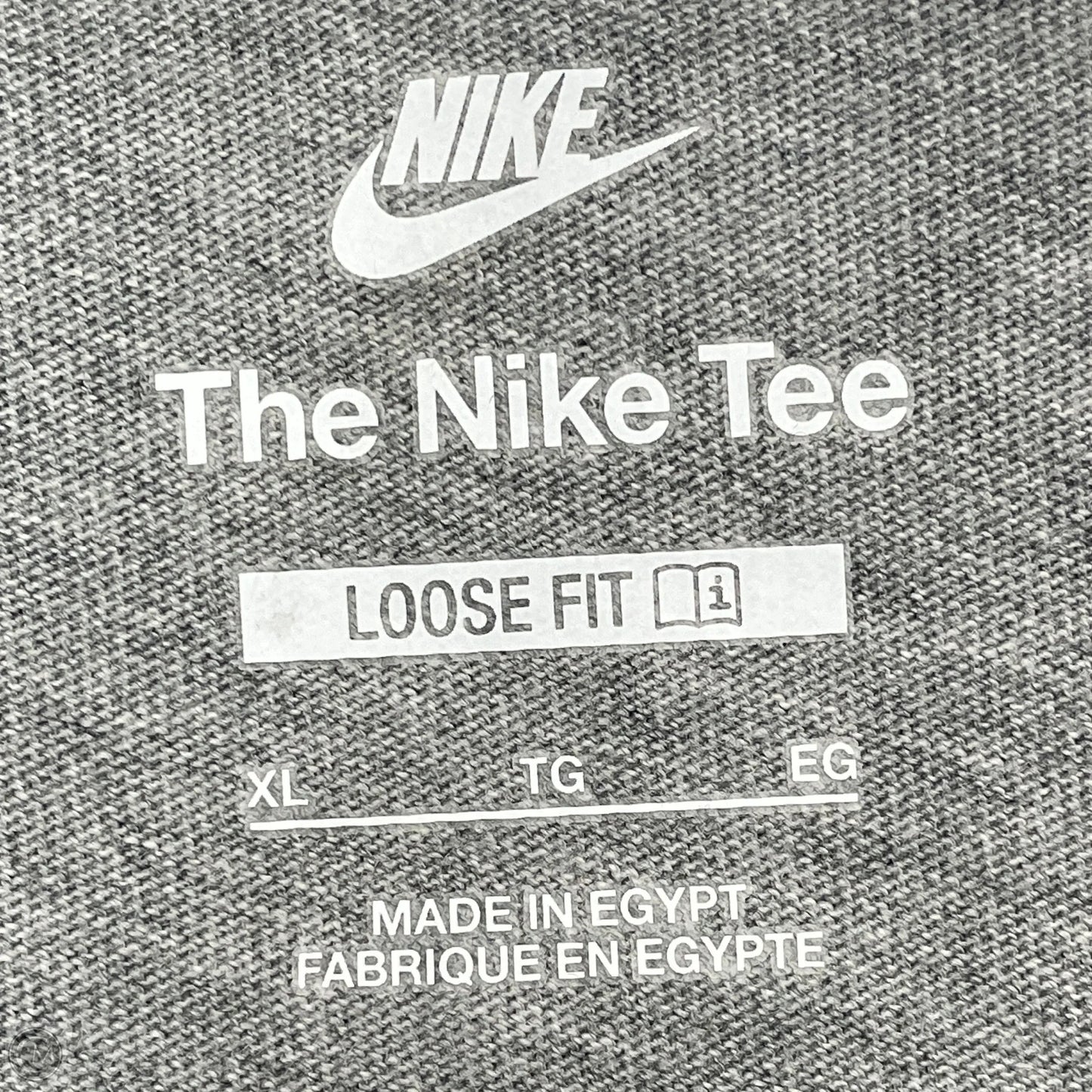 Athletic Top Long Sleeve Crewneck By Nike Apparel In Grey, Size: Xl