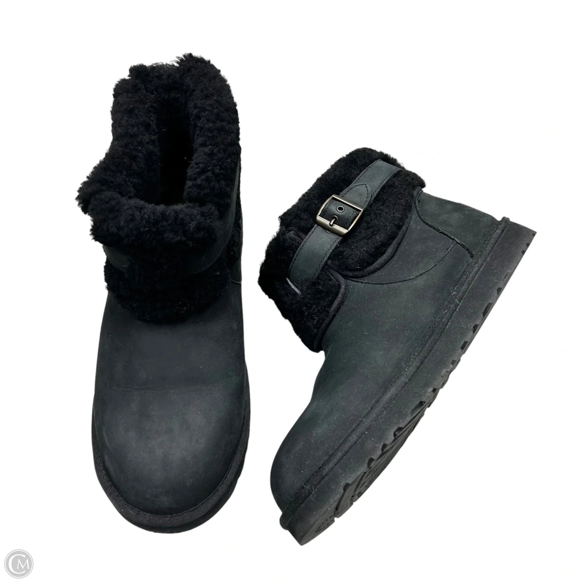 Boots Designer By Ugg In Black, Size: 9