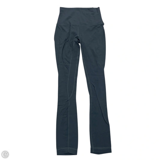 Athletic Leggings By Lululemon In Grey, Size: Xs