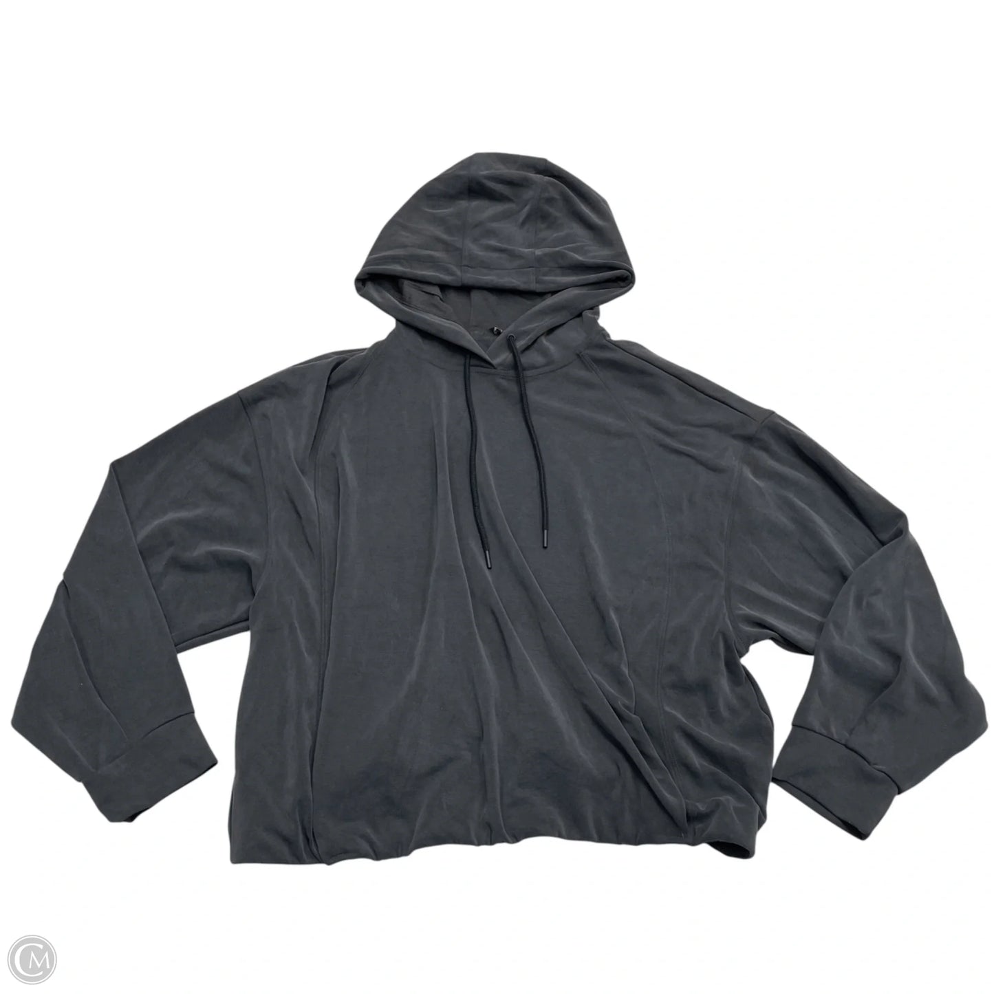 Athletic Top Long Sleeve Hoodie By Athleta In Grey, Size: Xl