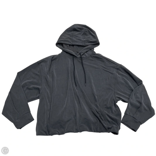 Athletic Top Long Sleeve Hoodie By Athleta In Grey, Size: Xl
