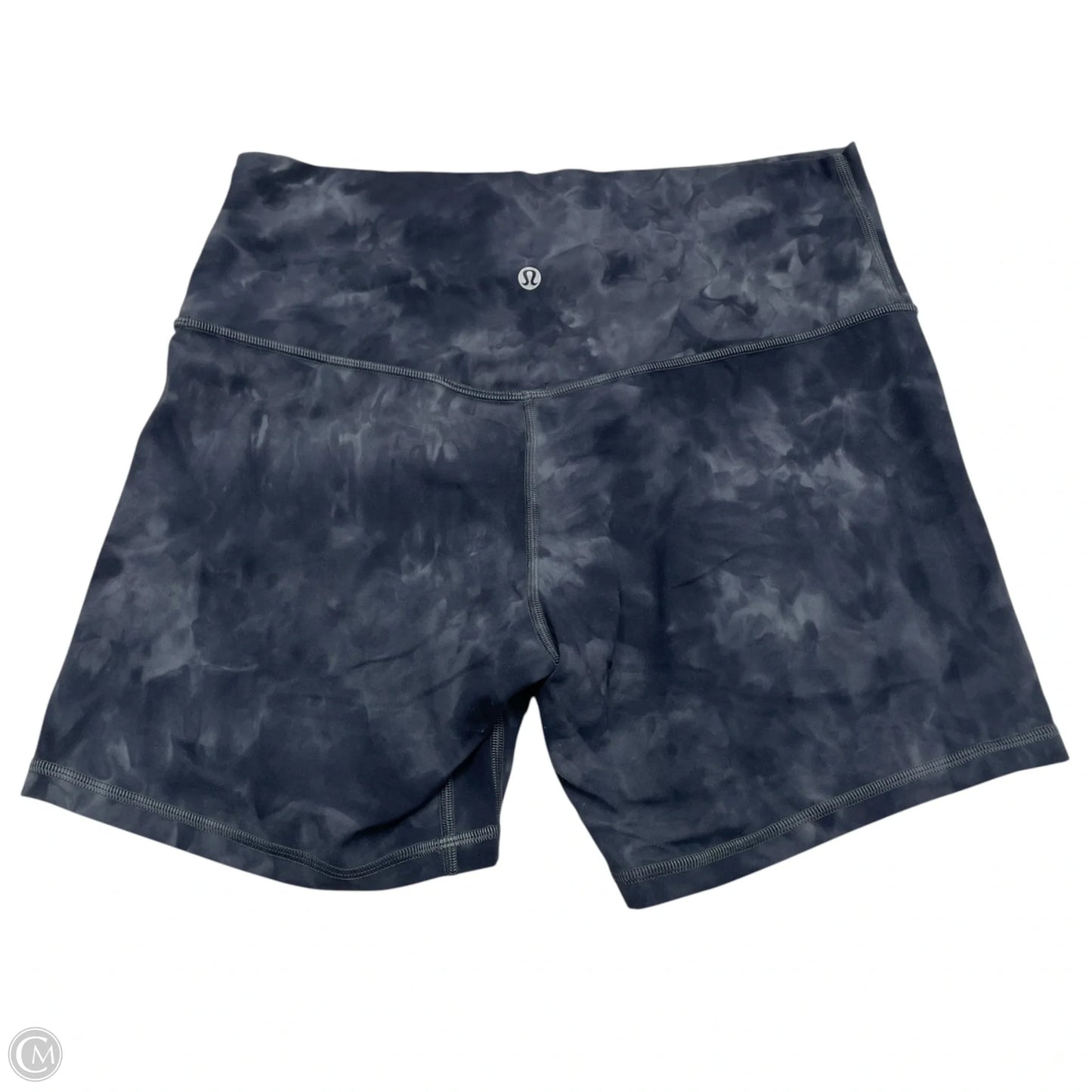 Athletic Shorts By Lululemon In Black & Grey, Size: L