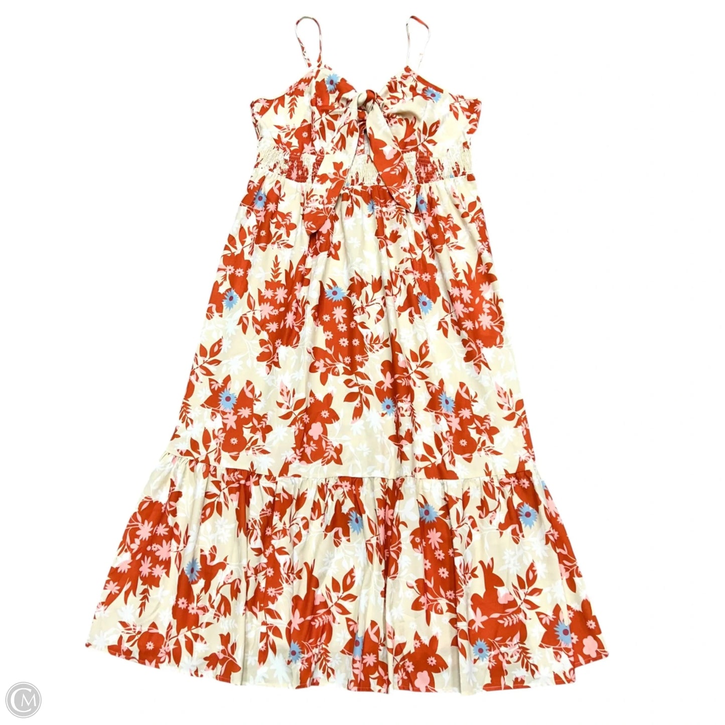 Dress Casual Maxi By Grace Karin In Orange & Tan, Size: 2x