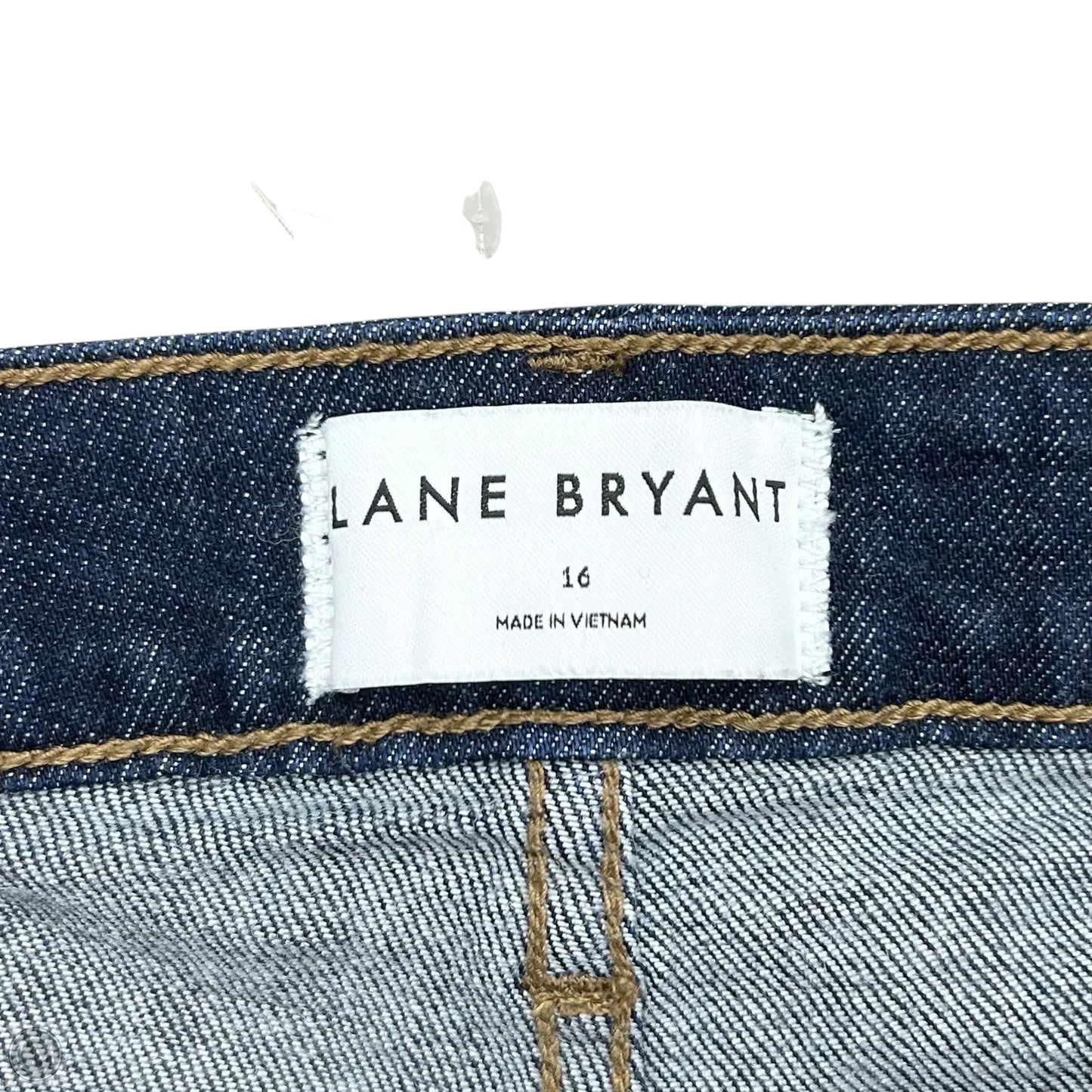 Jeans Wide Leg By Lane Bryant In Blue Denim, Size: 16