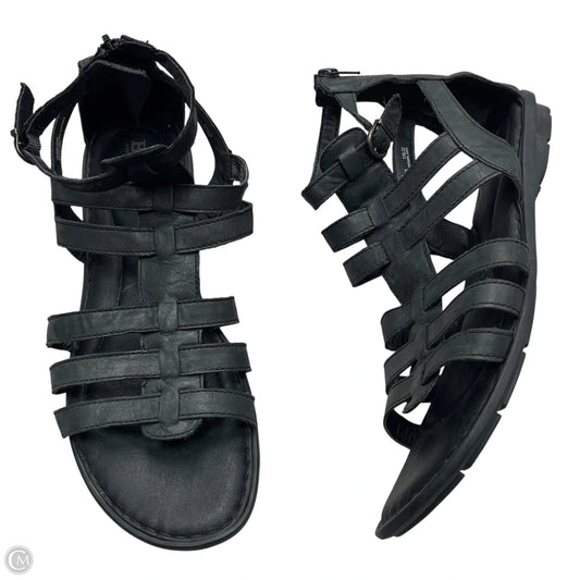Sandals Flats By Born In Black, Size: 11