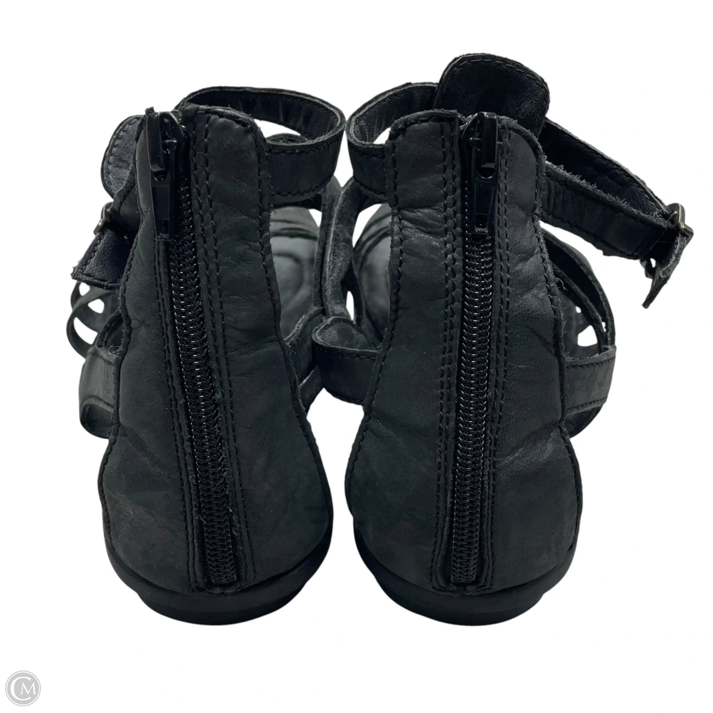 Sandals Flats By Born In Black, Size: 11