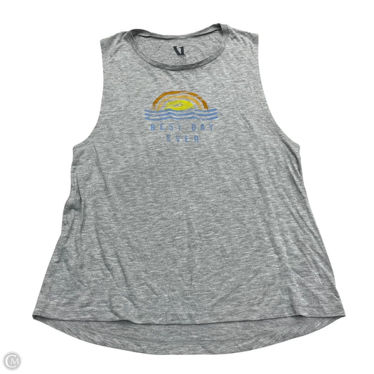 Athletic Tank Top By Vuori In Grey, Size: Xl